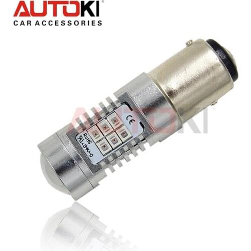 Free Shipping 2PCS 1157 BA15D BAY15D Auto Car LED High Power Brake Lights 21SMD 10.5W LED Bulb For Rear Fog Lamp 850LM Red