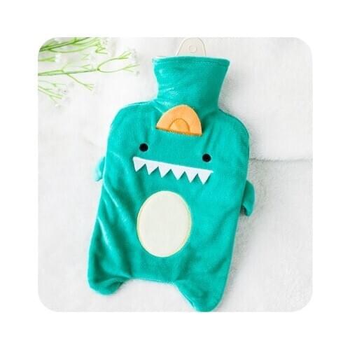 Free shipping lovely hot water bottle cute cartoon plush water filling hot water bag