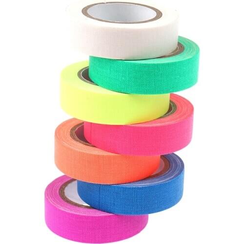 DIY Fluorescent UV Cotton Tapes Night Self-Adhesive Glow In The Dark Luminous Tape For Party Floors Stages