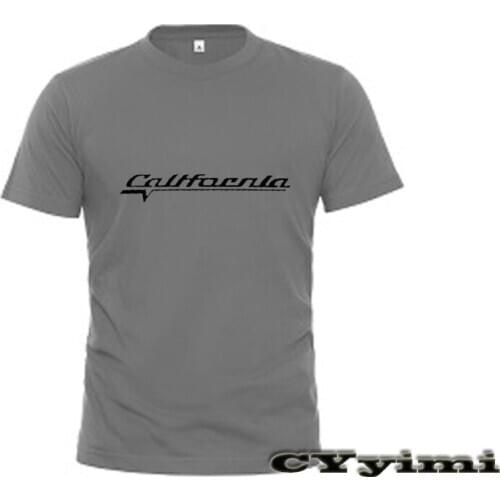 For MOTO-GUZZI CALIFORNIA Custom T Shirt Men New LOGO T-shirt 100% Cotton Summer Short Sleeve Round Neck Tees Male