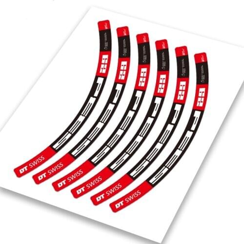 DT 533D mountain wheel rim sticker bicycle sticker wheel set reflective change color custom waterproof modification