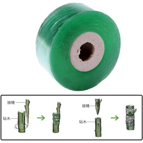 2CMX100M Grafting Tape Stretchable Self Adhesive Grafting Garden Bind Tape Film Grafting Q9F9 Tool Fruit Special Tree E9X8