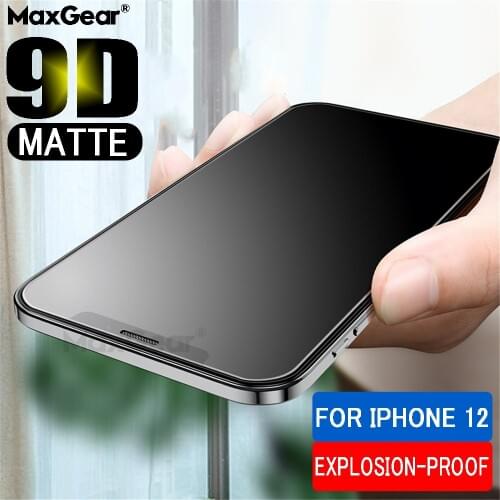 9D Matte Frosted Tempered Glass For iPhone 12 Pro Screen Protector For 11 Pro Xs Max XR X 6 7 8 Plus SE Mini 9H Protective Film