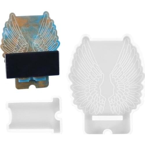 Mobile Phone Holder Silicone Casting Resin Molds For DIY Resin Phone Bracket Jewelry Findings Uv Epoxy Moulds Handmade Artcrafts