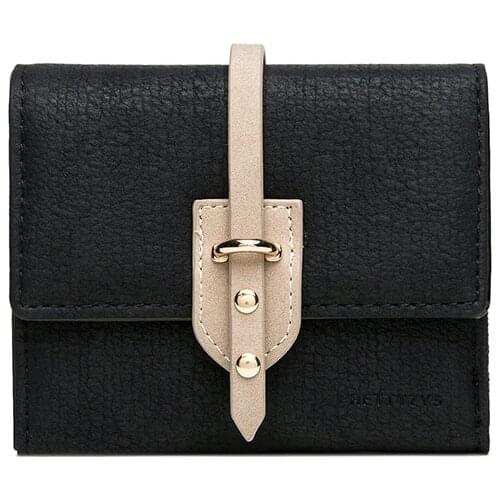 2020 Fashion Women Wallets Cute PU Leather Matte Short Purse Small Women Wallet Zipper Short Purse Card Holder Carteira Feminina