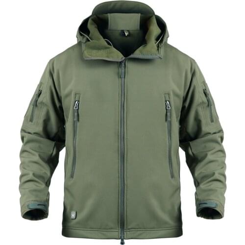 TAD Shark Skin Soft Shell Military Jacket Men Waterproof Windbreaker Hunting Fleece Coats Camouflage Army Camo Tactical Jackets