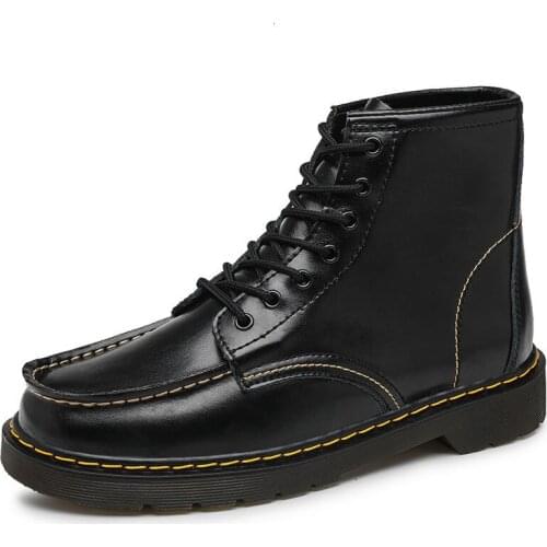 Western Boot for Winter Casual Stylish Social Genuine Ankle Boots Shoes for Men With Free Shipping Martens Boots