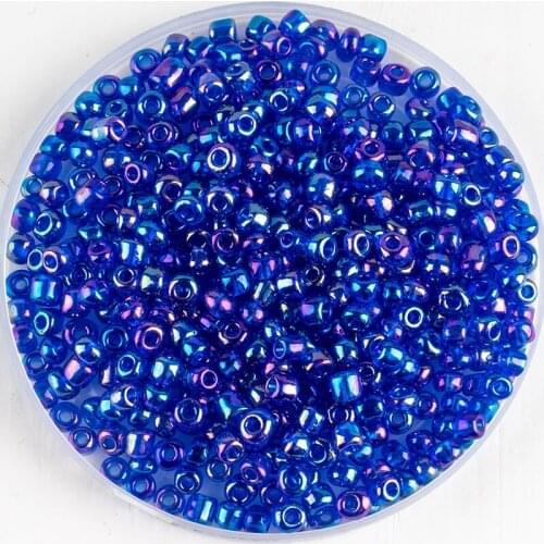 Wholesale 4mm Colorful Deep Blue Crystal Glass Seed Jewelry Beads Making Bracelet Necklace Czech Bead Material DIY