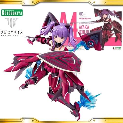 Original Kotobukiya Megami Device Kp504 Aga A3 Ayaka Ichijo Frame Arms Girl Model Assembled Anime Action Figure Toys Kids Gift