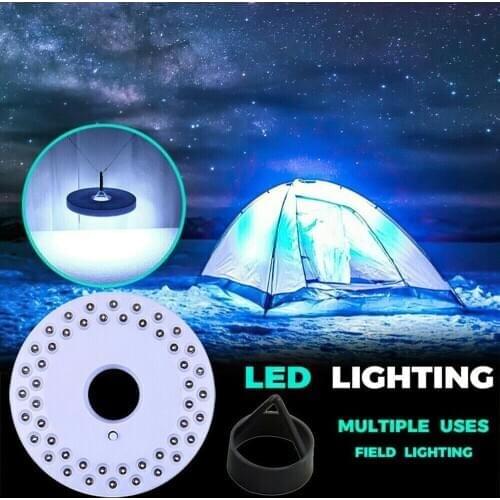 Outdoor Camping Adventure Light 48LED Disc Light Umbrella Light Camping Light Tent Light Emergency Light Three Gear Lighting