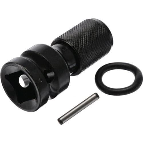 Wrench Socket Adapter 1/2" Impact Wrench To 1/4" Hex Drill Driver Telescopic Spring Converter Ratchet Socket Adapter