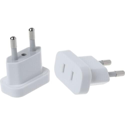 Power Plug Converter Travel Adapter US to EU Europe High Power