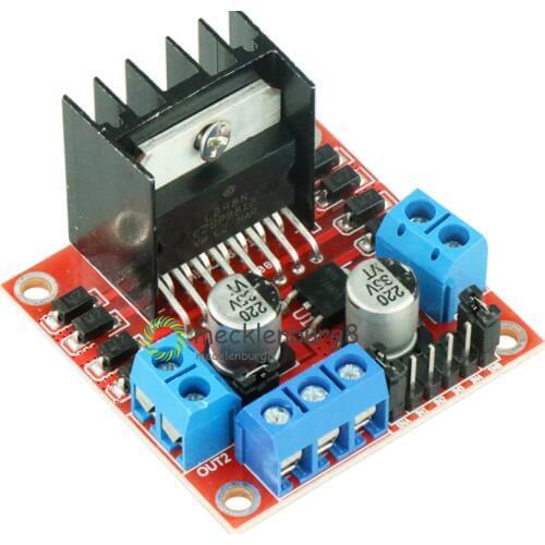 5pcs / lot 3A Max dual channel H bridge motor driver board L298N DC stepper motor driving module 5V 2A for Arduino
