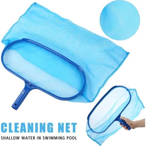 Swimming Pool Flat Leaf Debris Skimmer Net Aquariums Fish Ponds Spas Water Hot Tub Cleaning Tool Skimmer Net New