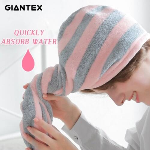 GIANTEX Women Towels Bathroom Microfiber Towel Hair Towel Bath Towels For Adults toallas serviette de bain recznik handdoeken
