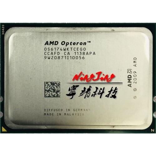 AMD Opteron 6174 Op 6174 2.2 GHz Twelve-Core Twelve-Thread 115W CPU Processor OS6174WKTCEGO Socket G34