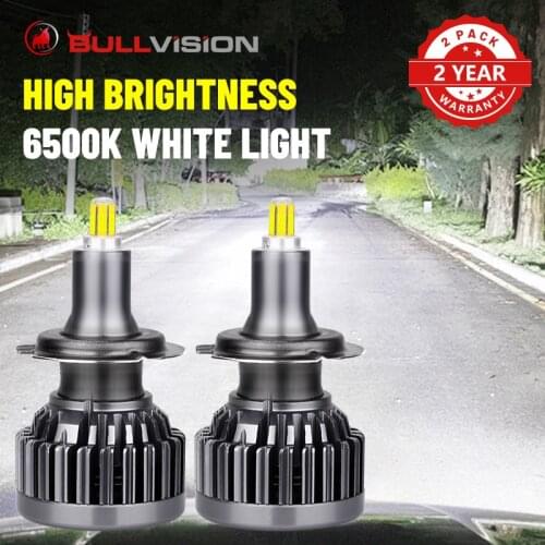 BULLVISION 20000LM H11 LED Headlight 3D 360 Degree CSP Chip H1 H7 H8 H9 9005 9006 HB3 HB4 High Bright Car Lights 12V 6500K White