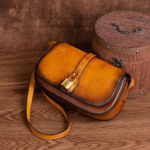 Vintage Soft Leather Women Shoulder Bags Luxury Handbags Women Bags Designer Small Crossbody Bags for Women 2021 Messenger Bag