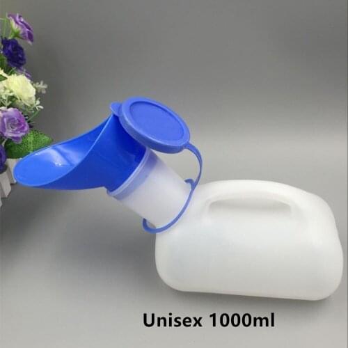 1000ml Thick Plastic Man Woman Elder Patient Bed urinal Unisex Adults Urinal Chamber Pot Male Female Toilet Pee Loo Potty Bottle