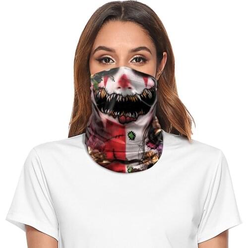 3D Seamless Bandanas Skull Neck Shield Buffs Motorcycle Cycling Moto Face Mask Men Women Headband Hiking Fishing Magic Scarf