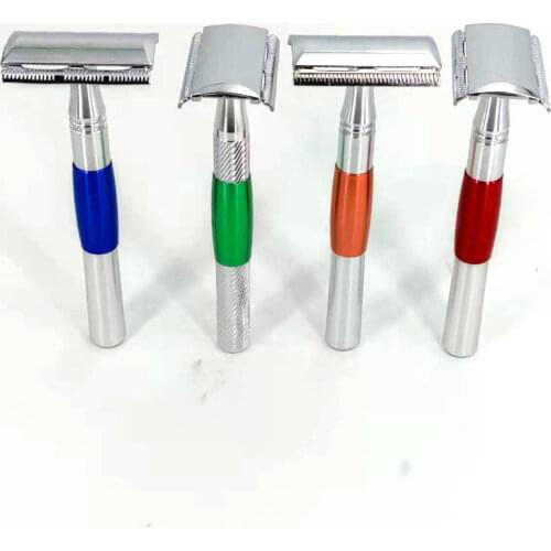 Safety Razor Double Edge Razor For Men Shaving Face Razor Blades Shaving Machine Eco razor with One Blade