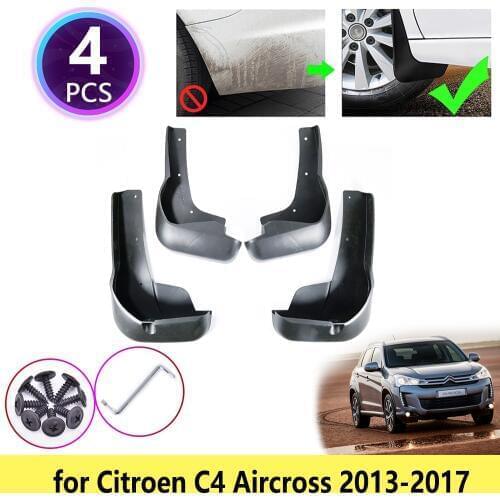 For Citroen C4 Aircross 2013 2014 2015 2016 2017 Mudguards Mudflap Fender Mud Flaps Baffle Muddy Splash Front Wheel Accessories
