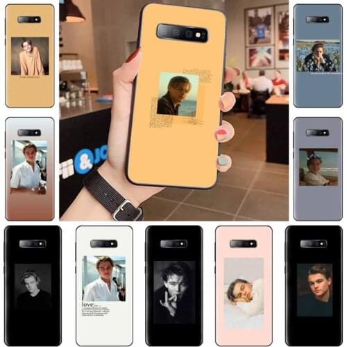 Leonardo Dicaprio young cool Phone Case For Samsung Galaxy S5 S6 S7 S8 S9 S10 S10e S20 edge plus lite Cover Funda Shell