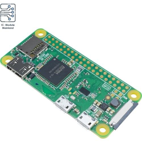 For Raspberry Pi Zero W V1.1 1GHz 512MB WiFi Bluetooth Module With Dual Micro USB Port Expansion Board With Integrated Wireless