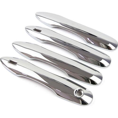 FUNDUOO For Toyota Camry XV70 2017 2018 2019 New Chrome Car Side Door Handle Cover Trim Sticker Free Drop Shipping