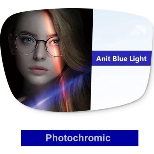 1.56 1.61 1.67 Index Aspherical Lens Optics Prescription Glasses Myopia Sun glasses Anti Blue Ray Photochromism Lenses