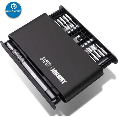 Jakemy JM-8170 DIY Screwdriver Set Precision Multitools with Replaceable Driver Bit for Cell Phone Computer Eyeglass Home Repair