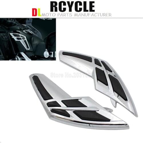 Motorcycle ABS Goldwing Chrome Fairing Tank Trim For Honda GL1800 2001-2011