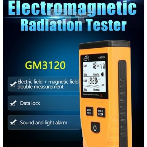 GM3120 Electromagnetic wave measuring instrument electromagnetic field dual measuring mobile phone radiation monitor