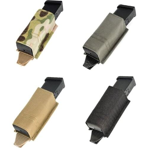 Tactical Airsoft 9mm Single Magazine Pouch Multicam Vest Molle Mag Ammo Pouch Bags Toolkit bag
