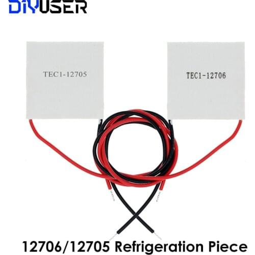 TEC1-12706 TEC1-12705 12706 TEC Thermoelectric Cooler Peltier 40*40MM 12V New of semiconductor refrigeration
