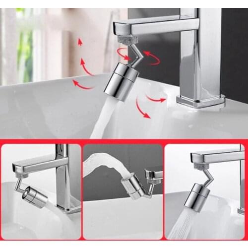720° Universal Splash Filter Faucet Spray Head With Withdrawal Tool Movable Kitchen Tap Water Saving Nozzle Sprayer