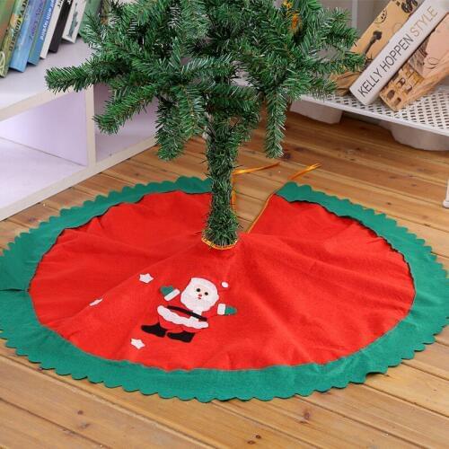 Merry Christmas Tree Skirts with Bandage Blanket Carpet Natal Gift New Year Decoration Christmas Decorations for Home Tree Skirt