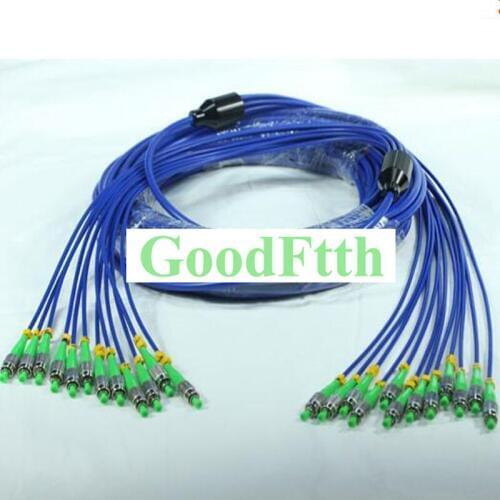 Armoured armored Patch Cord Jumper FC-FC APC FC/APC-FC/APC SM 12 Cores Fibers GoodFtth 3-25m