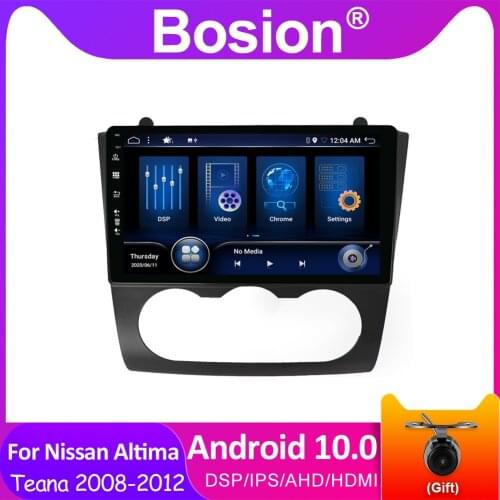 Bosion DSP IPS GPS For Nissan Teana Altima 2008-2012 Car Radio Multimedia Video Player GPS Navigation Android 10 2din 2 DIN DVD