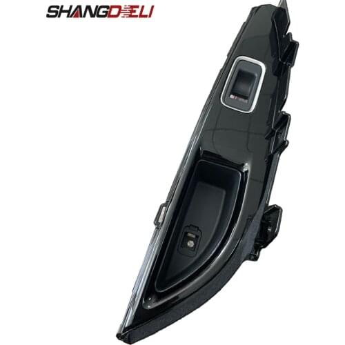 Car Rear Left/Right Window Control Switch Panel Bracket Cover Trim Black for Mitsubishi Outlander 2019 2020 2021