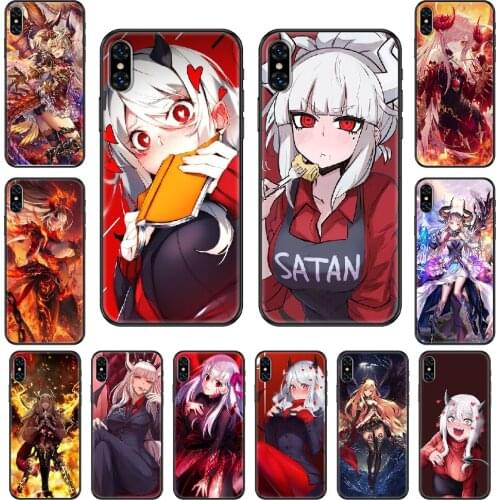 Anime Sexy Devil Girl Phone case For iphone 4 4s 5 5S SE 5C 6 6S 7 8 plus X XS XR 11 PRO MAX 2020 black pretty funda trend prime