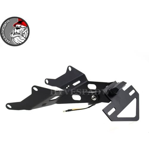 Motorcycle License Plate Holder Tail Light Bracket Tidy Fender Eliminator for 2019 2020 Honda CB650R CBR650 CBR 650R Accessories