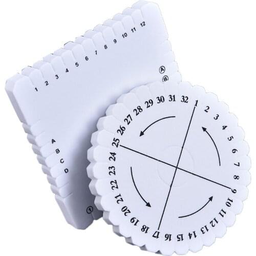 DIY String Thread Tassels Bracelet Braiding Disk Braided Plate Weaving Frame Round And Square Beading Cord Disc 2Pcs/set