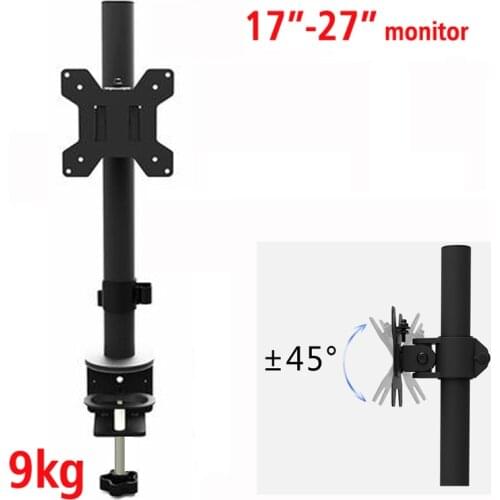 DL-MD6401 full motion rotate grommet clamp base steel single monitor desk bracket double monitor desktop support