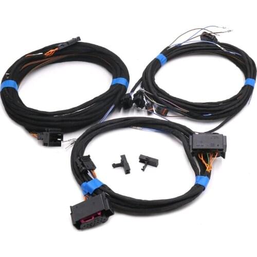 Blind spot Side Assist lane Wire cable Harness For AUDI A6 C7