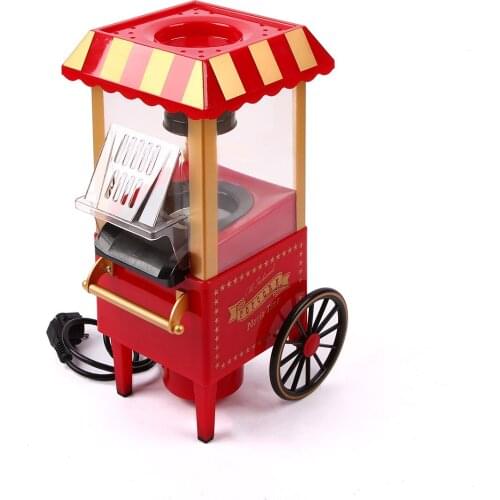 Popcorn Machine Mini Electric Popcorn Maker Retro Carnival Corn Cooking Machine A Pop Corn Household DIY Corn Popper