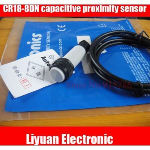 1pcs M18 capacitive proximity sensor / CR18-8DN waterproof NPN proximity switch
