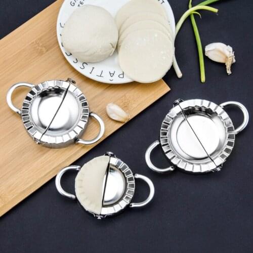 Stainless Steel Dumpling Maker Wraper Dough Cutter Pie Ravioli Dumpling Mould New Eco-Friendly Pastry Tools Pasta Tools