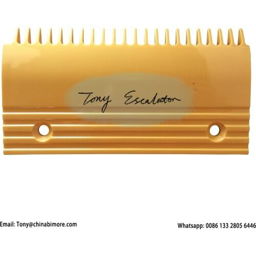 Escalator ABS Comb Plate L47312024A L204mm Hole Pitch 145mm Left 22 Teeth