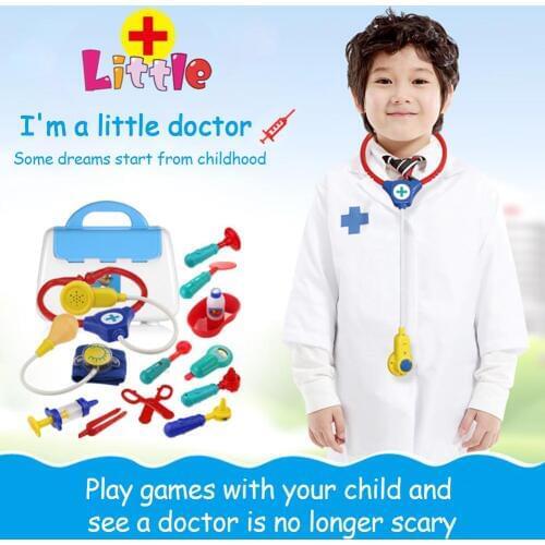 Simulation Stethoscope Injection Medical Kit Toy Injection Medical Kit Children Play House Game Doctor Toy For Kids